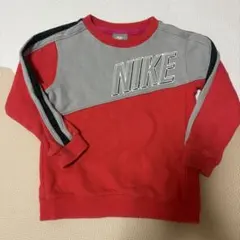 NIKE 赤 グレー トレーナー 長袖