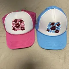 ラロパキャップ 2個セット ピンク 青