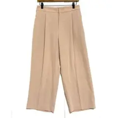 UNIQLO ユニクロ　センタープレス ワイドスラックス　ウエストゴム　M