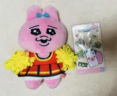 未使用 非売品 おぱんちゅうさぎチアガール ぬいぐるみ 一番くじ ラバーチャーム