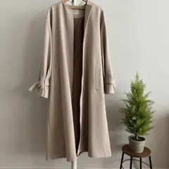 【N. Natural Beauty Basic*】ダブルクロスノーカラーコート