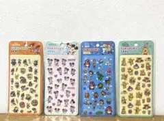 ディズニー PUKUPUKU シール　4パックセット