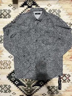 DIESEL ヒョウ柄 長袖シャツ　ウエスタンシャツ　レオパード