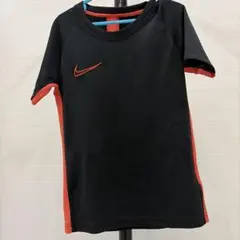NIKE DRI-FIT Tシャツ ブラック オレンジ XS