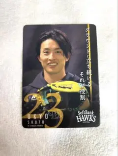 ソフトバンクホークス 周東佑京選手 カード