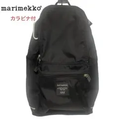 極美品　marimekko BUDDY マリメッコ バディ リュック ブラックのサムネイル