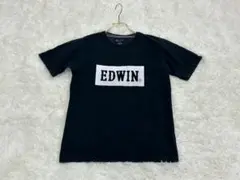 美品✨ エドウィン グッドデイ コラボ ロゴ Tシャツ 半袖 ブラック プリント