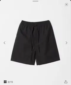 H BEAUTY&YOUTH ウェザークロス スクエアカット ショートパンツ