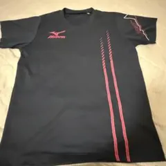 MIZUNO テニスウェア Tシャツ ネイビー ピンク Lサイズのサムネイル