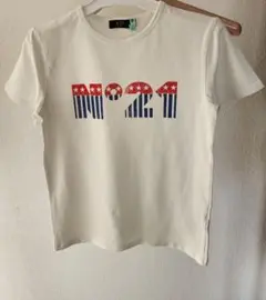 【美品】N°21 kids ヌメロヴェントゥーノ ロゴTシャツ 122 128のサムネイル