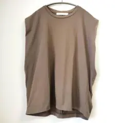 AMERICAN HOLIC 吸水速乾 フレンチスリーブ カットプルオーバー L