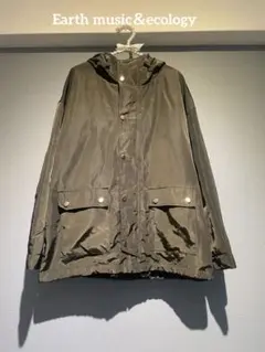 Earth music&ecology オリーブグリーンジャケット Mサイズ