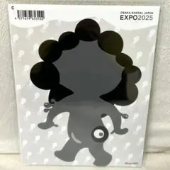 EXPO2025 ミャクミャク アパレルステッカー　黒ミャクミャク　後ろ姿　万博