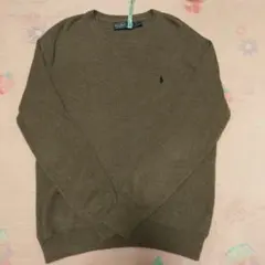 Polo by Ralph Lauren グレー コットンセーター