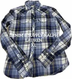 DENIM & SUPPLY RALPH LAUREN チェックシャツ ブルーのサムネイル
