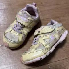 17.0EE ムーンスター スーパースター 甲高 幅広 女児 スニーカー