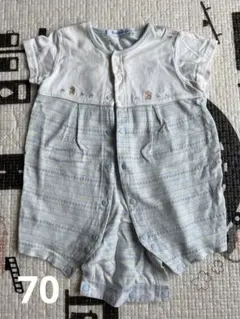 familiarファミリア ロンパース 70 半袖