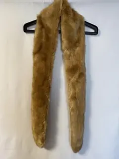 ZARA フェイクファー ストール キャメル系 美品