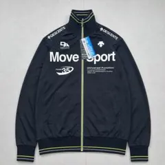【未使用】DESCENTE MOVE SPORT トラックジャケット ブラックのサムネイル
