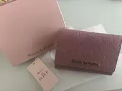 Maison de FLEUR/メゾンドフルール/三つ折り財布/モーヴピンクのサムネイル