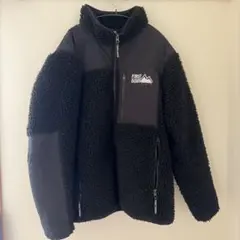 FIRST DOWN フリースジャケット Lブラック