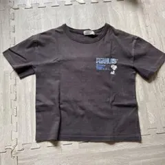 PEANUTS スヌーピー Tシャツ 130cm ダークグレー