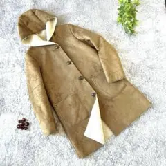 ✨良品✨【simplicité 】(38)ムートンコート フード ボア