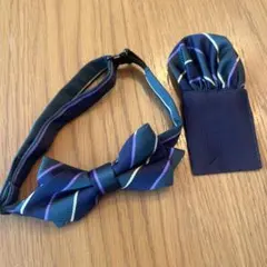 子供用蝶ネクタイ&チーフセット