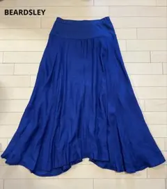 BEARDSLEY ビアズリー　ウエストジャージースカート　リネン混　ブルーのサムネイル