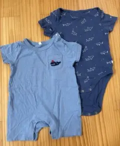 GAP半袖ロンパース2点セット