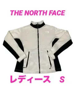 THE NORTH FACE フリースジャケット ホワイト/ブラック　レディース