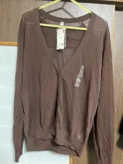 新品未使用　UNIQLO ライトVネックカーディガン　XL