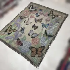 花 果物 マルチカバー ソファカバー ヴィンテージラグ 120x165 - メルカリ
