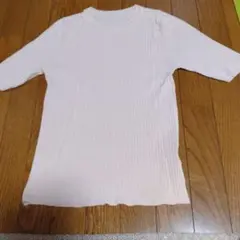 リブニット 半袖