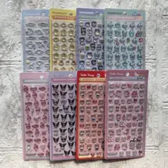 送料込み ③ サンリオ ボンボンドロップシールミニ 8個 ハローキティ クロミ