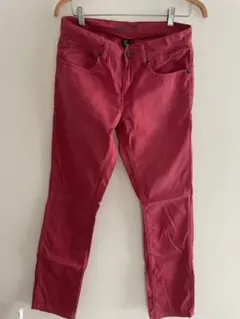 forever21 スリムフィト　パンツ 赤