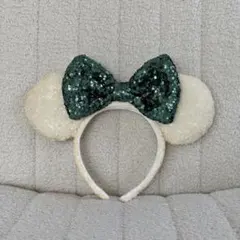 【美品】ディズニーカチューシャ スパンコール