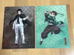 鬼滅の刃　アニプレックスオンラインくじ　クリアファイル　竈門炭治郎・禰豆子・無惨