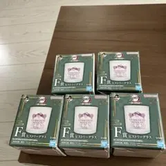新品未使用ヒストリーグラス鬼滅の刃コンプリート一番くじF賞5個セットまとめ売り