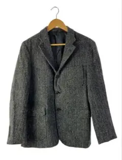 70s〜80s Harris Tweed テーラードジャケット グレー ツイード - メルカリ