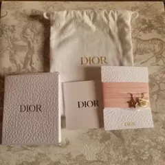 【新品未使用/匿名発送】Dior ゴールド チャーム 星型と円形&巾着2点セット