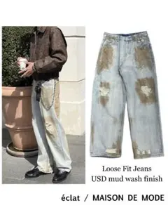 MICHINNYON denim pants baggy vintage - メルカリ