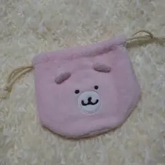 ちいかわ　くまさんポシェット　巾着ポーチ