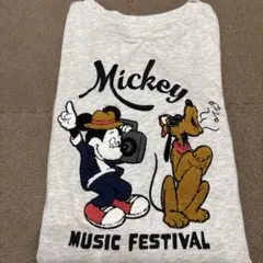 Disney ミッキー プルート スウェット　刺繍