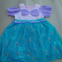 ディズニー 半袖肩出しワンピース 130cm