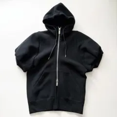 24SS✨sacai Sponge Sweat Hoodie バルーン袖 黒 Lのサムネイル