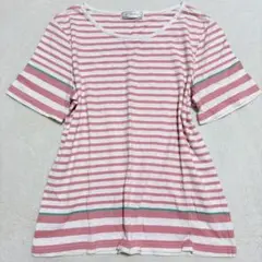 【大きいサイズLL】ゴールデンベア◇マルチボーダーTシャツ カットソー アメカジのサムネイル