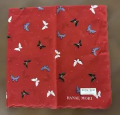 HANAE MORI ハンカチ 蝶柄