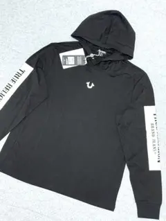 TRUE RELIGIONトゥルーレリジョン フード付ロングTシャツ新品未使用❸