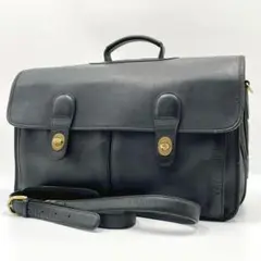 ✨美品✨COACH オールドコーチ　2wayボストンバッグ　オールレザー　黒 コーチ】COACH オールドコーチ ミニボストンバッグ ショルダー付